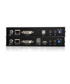 מאריך USB DVI HDBaseT 2.0 KVM ברזולוצייה 1920X1080 מצב טווח טווח עד 150 מטר (2)