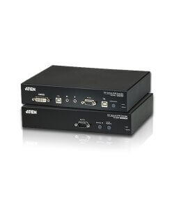 מאריך USB DVI אופטי KVM ברזולוצייה 1920X1200 עד 600 מטר ATEN CE680 (2)