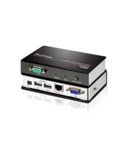 מאריך USB VGA Cat 5 KVM ברזולוצייה 1280X1024 עד 150 מטר ATEN CE700A (1)