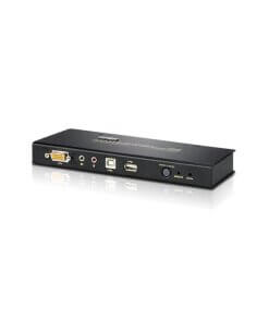 מאריך USB VGAאודיו Cat 5 KVM עם אחסון USB ברזולוציה 1024X768 עד 250 מטר ATEN CE800B (2)