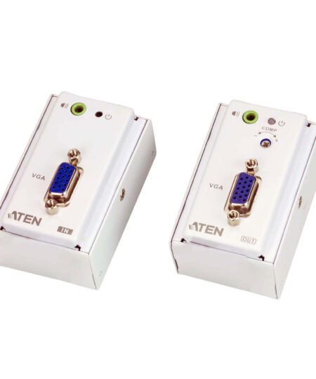 מאריך VGAAudio Cat 5 עם לוח קיר MK ברזולוציה 1280X1024 עד 150 מטר ATEN VE157 (3)