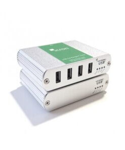 מאריך סיבי USB 2.0 בעלת ארבע יציאות עד 10 קמ Icron Ranger 2344 (1)