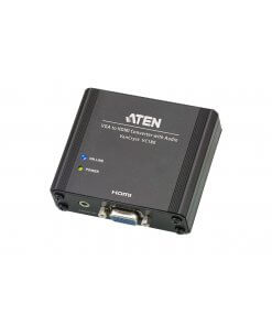 ממיר VGAאודיו ל- HDMI בצבע שחור ATEN VC180 (3)