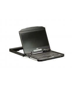 מסוף LCD רחב במיוחד לעומק קצר במיוחד USB, HDMI כולל מנורת תאורת מקלדת ATEN CL3700 (2)