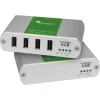מערכת הארכת USB 2.0 עם 4 יציאות CAT 5e67 עד 100 מטר Icron Ranger 2304