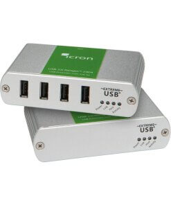 מערכת הארכת USB 2.0 עם 4 יציאות CAT 5e67 עד 100 מטר Icron Ranger 2304