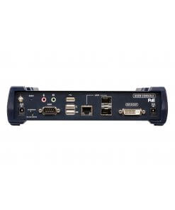מקלט DVI-D כפול קישור KVM מעל IP עם SFP כפול ו- PoE ברזולוציות גבוהות ATEN KE6922R (2)