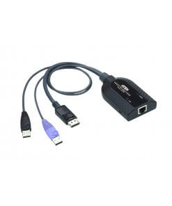 מתאם KVM וירטואלי של מדיה וירטואלית USB (תמיכה בקורא כרטיסים חכמים ובהטמעת אודיו) ATEN KA7189