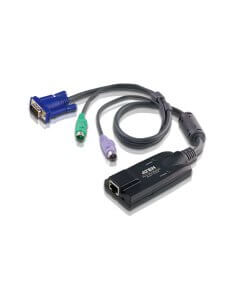 מתאם PS2 VGA KVM תומך ברזולוציות גבוהות ATEN KA7520