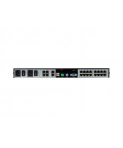 מתג 1-מקומי1-מרחוק גישה 16-Port Cat 5 KVM כולל IP ברזולוציה 1920X1200 עם מדיה וירטואלית ATEN KN1116VA (3)