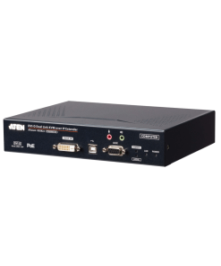 מתג 2 DVI-D Dual-Link KVM מעל IP עם SFP כפול ו- PoE ברזלוציה 2K חיבור אוטומטית למשדר ATEN KE6922T (1)