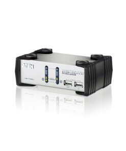 מתג 2 יציאות PS2-USB VGA KVMP באיכות וידיאו מעולה ATEN CS1732A (2)