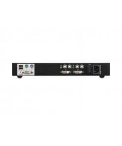 מתג USB KVM מאובטח עם שני יציאות USB DVI כולל תצוגה כפולה (תואם PSS PP v3.0) ATEN CS1182D (1)