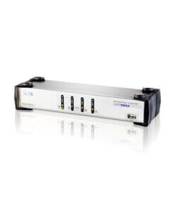 מתג USB VGA כפול תצוגת USB4 KVMP איכות וידאו מעולה תמיכה במערכת ההפעלה ATEN CS1744 (2)