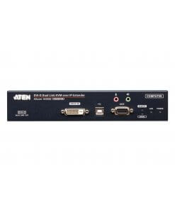 מתג משדר DVI-D Dual-Link KVM מעל IP עם SFP כפול ברזולוצייה 2K חיבור אוטומטית למשדר ATEN KE6920T (1)