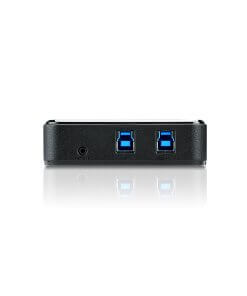 מתג שיתוף היקפי 4 חיבורים USB3.0 ו 2 חיבורי GEN1 בצבע שחור ATEN US234 (1)