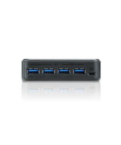 מתג שיתוף היקפי 4 חיבורים USB3.0 ו 2 חיבורי GEN1 בצבע שחור ATEN US234 (2)