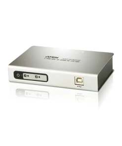 רכזת 2 יציאות USB ל- RS-232 בצבע אפור ATEN UC2322 (1)