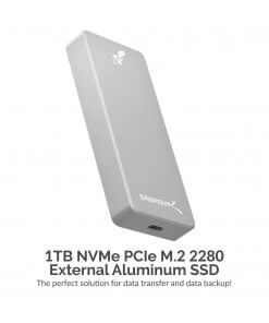 כונן חיצוני SSD בנפח 1TB במהירויות גבוהות Sabrent SB-1TB-PRO USB 3.2 External Aluminum SSD (2)