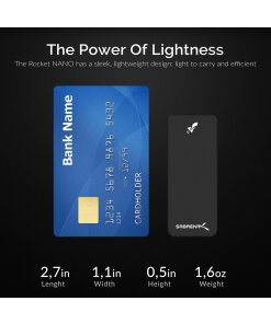 כונן חיצוני SSD בנפח 2TB במהירויות גבוהות Sabrent SB-2TB-NANO-BLK Rocket Nano External Aluminum SSD (2)