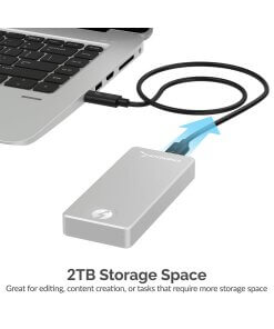 כונן חיצוני SSD בנפח 2TB במהירויות גבוהות Sabrent SB-XTRM-2TB XTRM 2TB Thunderbolt 3 SSD (4)