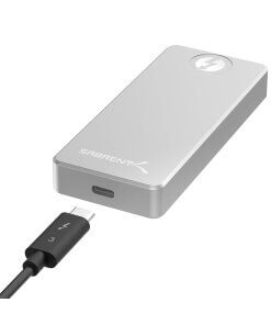 כונן חיצוני SSD בנפח 4TB במהירויות גבוהות Sabrent SB-XTRM-4TB XTRM 4TB Thunderbolt 3 SSD (5)