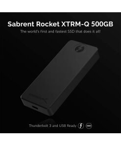כונן חיצוני SSD בנפח 500GB במהירויות גבוהות Sabrent SB-XTMQ-500 XTRM 500GB USB 3.2 Thunderbolt 3 SSD (3)