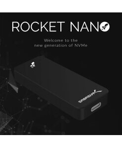 כונן חיצוני SSD בנפח 512GB במהירויות גבוהות Sabrent SB-512-NANO-BLK Rocket Nano External Aluminum SSD (1)