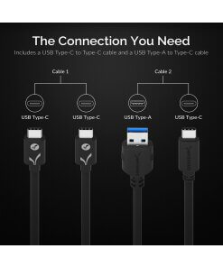 כונן חיצוני SSD בנפח 512GB במהירויות גבוהות Sabrent SB-512-NANO-BLK Rocket Nano External Aluminum SSD (9)