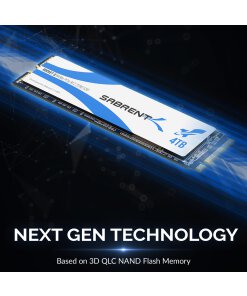 כונן פנימי SSD בנפח 4TB במהירויות גבוהות Sabrent SB-RKTQ-4TB NVMe PCIe M.2 2280 (5)