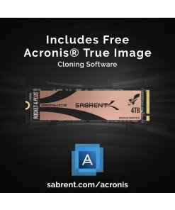 כונן פנימי SSD ניהול צריכת חשמל Sabrent SB-RKT4P-4TB 4TB Rocket 4 PLUS NVMe 4.0 Gen4 PCIe M (4)