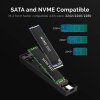 מארז USB-Type-C מסוג Type-C מסוג C.2 עבור M.2 PCIe NVMe ו- SATA SSD במהירויות גבוהות Sabrent EC-SNVE (5)