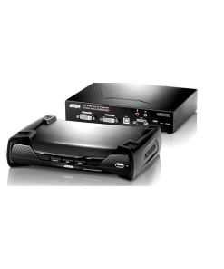 מאריך USB DVI-I תצוגה כפולה KVM ומרחיב IP איכות וידאו מעולה ATEN KE6940
