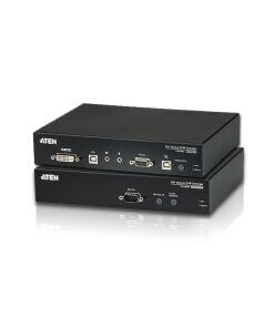 מאריך USB DVI אופטי KVM ברזולוציה 1920X1200 עד 20 קמ ATEN CE690 (2)