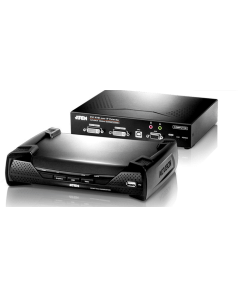 מאריך ומרחיב USB DVI-I תצוגה כפולה KVM כולל IP איכות וידאו גבוהה ATEN KE6940