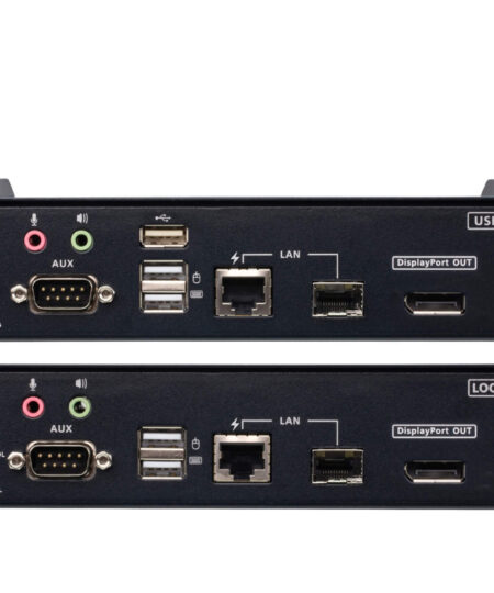 משדר KVM מסוג HDMI יחיד KVM מעל IP עם PoE ברזולוציה 4K קושחה ניתנת לשדרוג ATEN KE8952T (1)