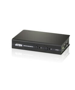 מתג KVM USB עם שני יציאות USBאודיו ברזולוציות גבוהות ATEN CS72D (1)