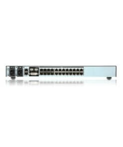 מתג Multi-Interface Cat 5 KVM הכולל 24 יציאות 1-מקומי4-מרחוק גישה עם IP כולל מעבד גרפי ATEN KN4124VA (1)
