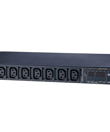 שליטה בשקע חשמל מרחוק 15A10A 8-Outlet 1U Outlet-metered & switched PDU eco כולל ממשקי רשת ATEN PE8108 (4)