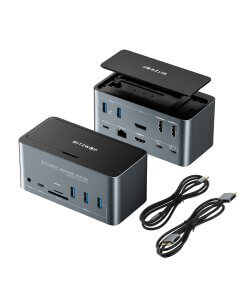 תחנת עגינה כולל 18 ב -1 חיבור USB-C מגוון רחב של חיבורים BlitzWolf BW-TH13 (1)