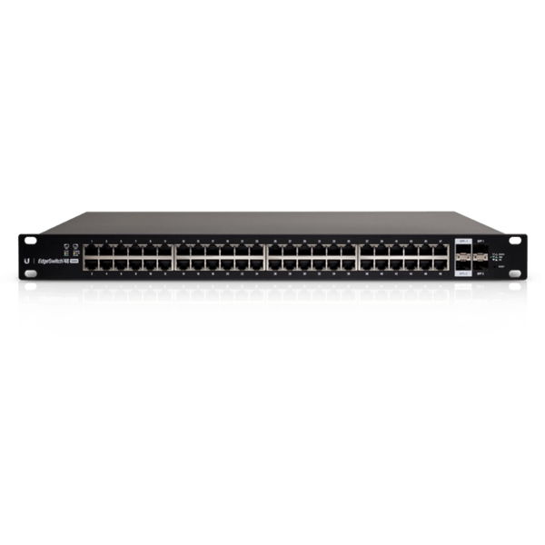מתג 48 יציאות חיבור RJ-45 הספק 500W כולל ניטור והגדרות UbiquiTi | ES-48 ...