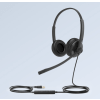 אוזניה + מיקרופון כולל תחנת עגינה באיכות HD בצבע שחור Yealink UH34-B USB (1)