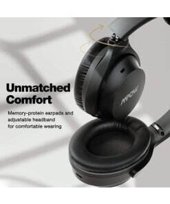 אוזניות בלוטוס עם מיקרופון כפול ומסנן רעשים אקטיבי Mpow BH427A H12 IPO Bluetooth Headphones Hybrid ANC