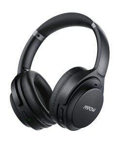 אוזניות בלוטוס עם מיקרופון כפול ומסנן רעשים אקטיבי Mpow BH427A H12 IPO Bluetooth Headphones Hybrid ANC