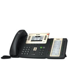 טלפון IP כולל צג מודול הרחבה LCD בעל ביצועים גבוהים Yealink EXP20