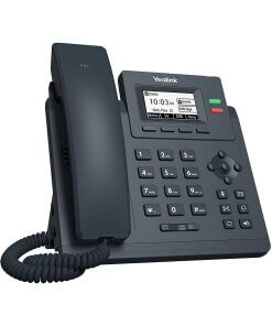 טלפון IP מסדרת T3 אודיו HD כולל סינון רעשים מתאים למשרדים איכות קול בעל וביצועים גבוהים Yealink T31 (1)