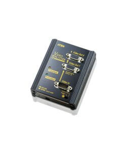 לוח יציאת VGA מפצל 2 יציאות תומך ברוחב פס של עד 250MHz עד 3 רמות ATEN VS102