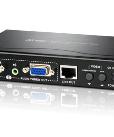 מאריך VGAאודיוRS-232 Cat 5 עם פלט כפול ברזולוציה 1200X1600 עד 150 מטר ATEN VB552 (2)