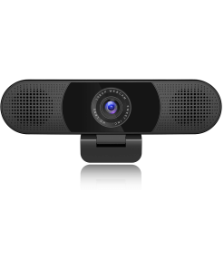 מצלמת רשת עם 4 מיקרופונים מובנה ברזולוציית מסך 1080P ו 2 רמקולים עיצוב 90 מעלות eMeet C980Pro