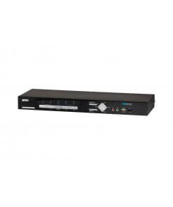 מתג KVMP ™ Multi-ViewAudio עם 4 יציאות USB כולל בקרת פונקציות והגדרת מערכת ATEN CM1164 (1)